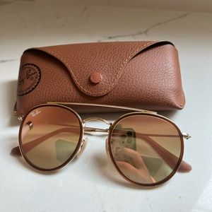 Ray Ban Round Double Bridge Sunglasses